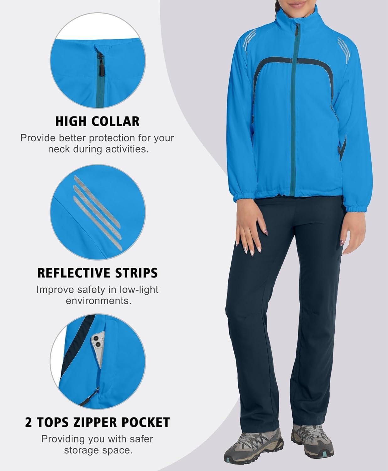 imageLittle Donkey Andy Women Track Suits 2 Piece Set Full ZipUp Jogger Tracksuit Set Lightweight Running Suits with Zip PocketsNavy