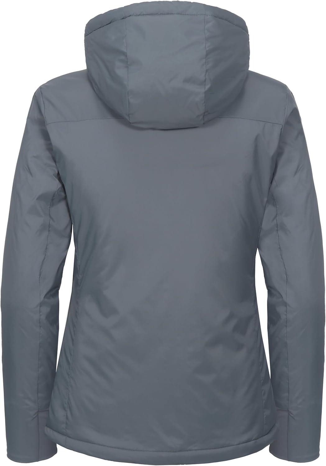 imageLittle Donkey Andy Womens Puffer Jacket Lightweight Windproof Warm for Hiking Travel Ski with Recycled InsulationGrey