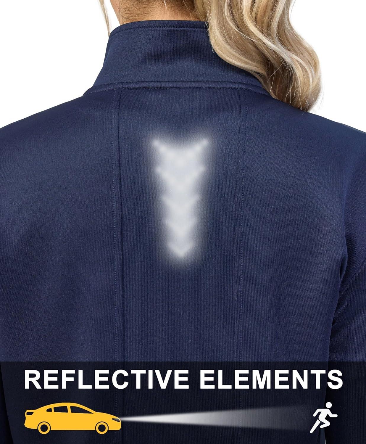 imageLittle Donkey Andy Womens Tracksuit Set 2 Piece Sweatsuit Outfits Long Sleeve Zip Up Lounge Jogger Set with Zipper PocketNavy