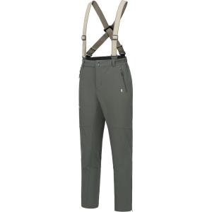 Little Donkey Andy Men’s Skiing Bibs Fleece Lined Snow Pants, Winter Water-Repellent Snowboard Pants with Suspenders(Ivy Green)