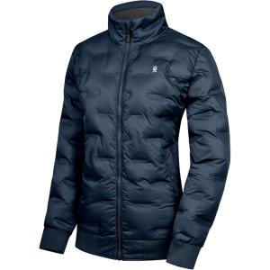 Little Donkey Andy Women’s Puffer Jacket Lightweight Quilted Jackets Winter Warm Light Stand Collar Jacket with 3 Pockets(Dark Blue)