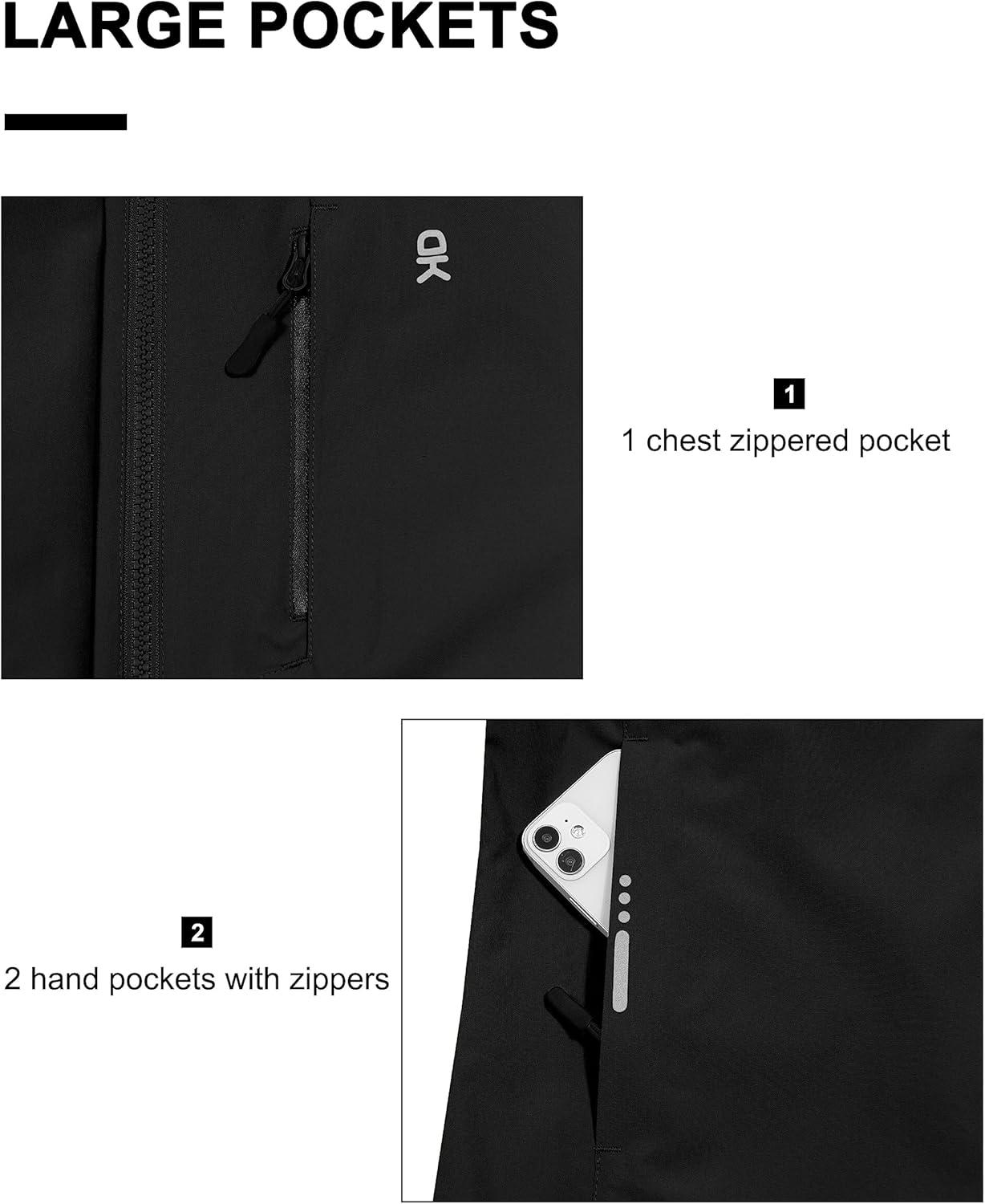 imageLittle Donkey Andy Womens Waterproof Rain Jacket Lightweight Hooded Raincoat for Travel Hiking Golf