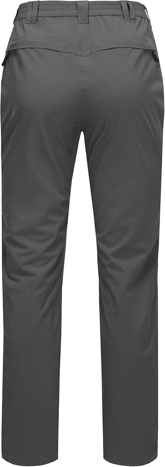 imageLittle Donkey Andy Womens Waterproof Rain Pants Lightweight Breathable Rainproof Pants for Outdoor Hiking GolfGrey