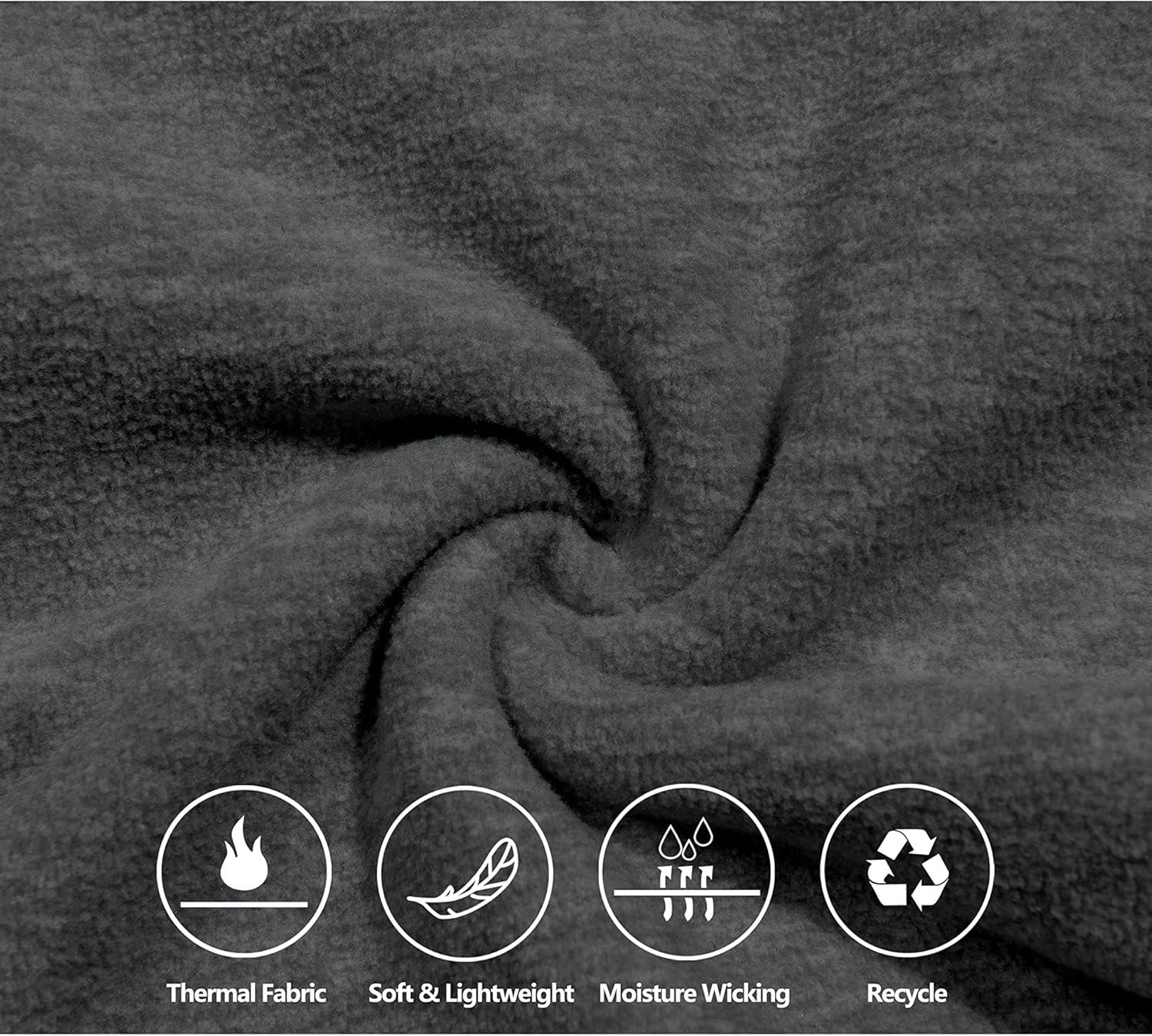 imageLittle Donkey Andy Womens Winter Warm Polar Fleece Pullover Hoodie Lightweight Thermal Sweatshirts Running HikingDark Grey Heather
