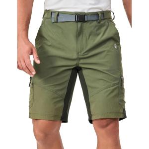 Little Donkey Andy Men’s Hiking Cargo Shorts Stretch Quick Dry Tactical Shorts Outdoor Travel Fishing Camping Casual Shorts(Sage)