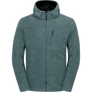 Little Donkey Andy Men’s Polar Warm Fleece Jackets for Hiking Travel Casual Winter(Mineral Blue Heather)