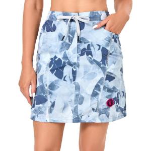 Little Donkey Andy Women’s Athletic Skort Skirts UPF 50+ Quick Dry Golf Tennis Causal Skirt with Pockets(11.gray Floral)