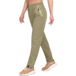 Little Donkey Andy Women’s Quick Dry Lightweight Stretch Golf Pants Hiking Travel(Dark Khaki)