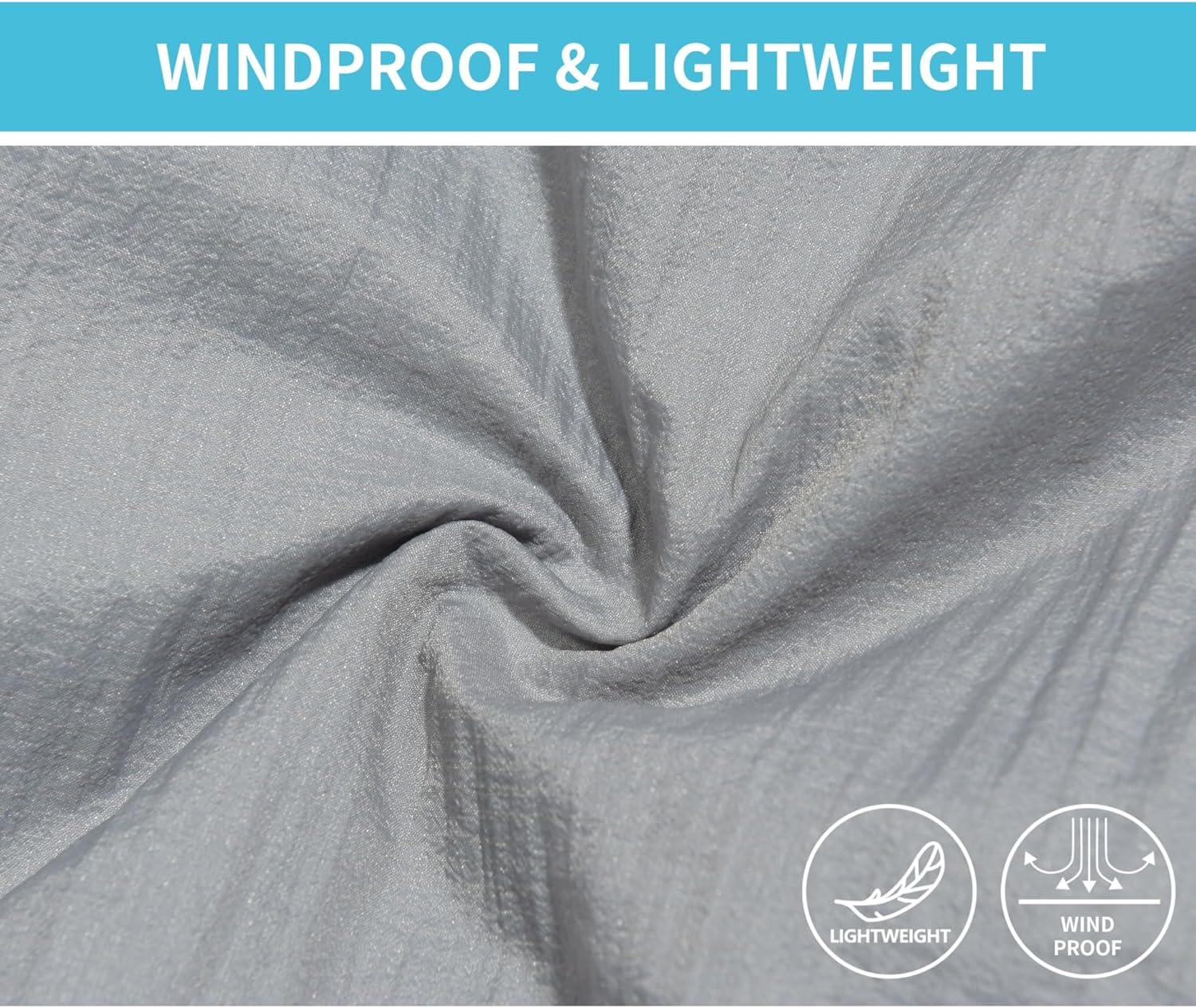 imageLittle Donkey Andy Womens Packable Lightweight Hooded Jacket Windproof Windbreaker with Recycled InsulationGrey