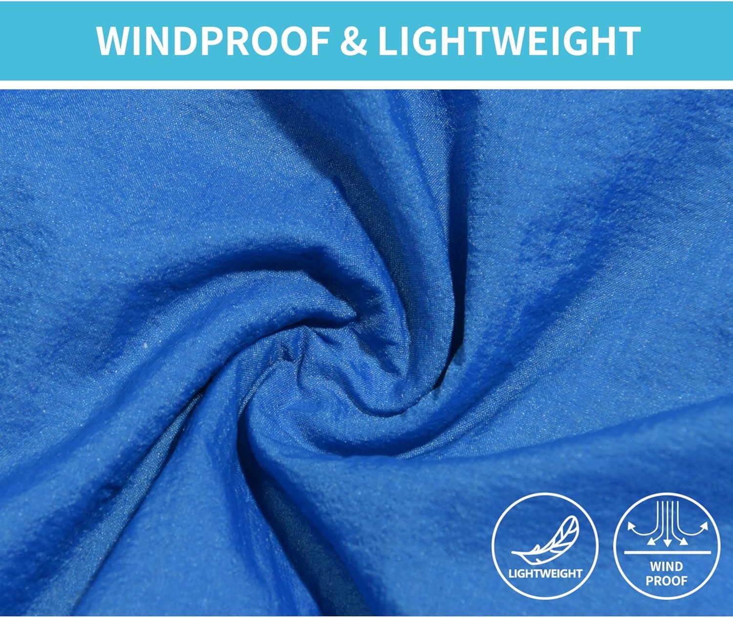 imageLittle Donkey Andy Womens Packable Lightweight Hooded Jacket Windproof Windbreaker with Recycled InsulationIbiza Blue
