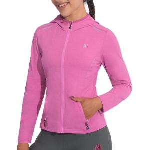 Little Donkey Andy Women’s UPF 50+ Sun Protection Hoodie Jacket Long Sleeve Performance Sun Shirt with Pockets(Outer Space)
