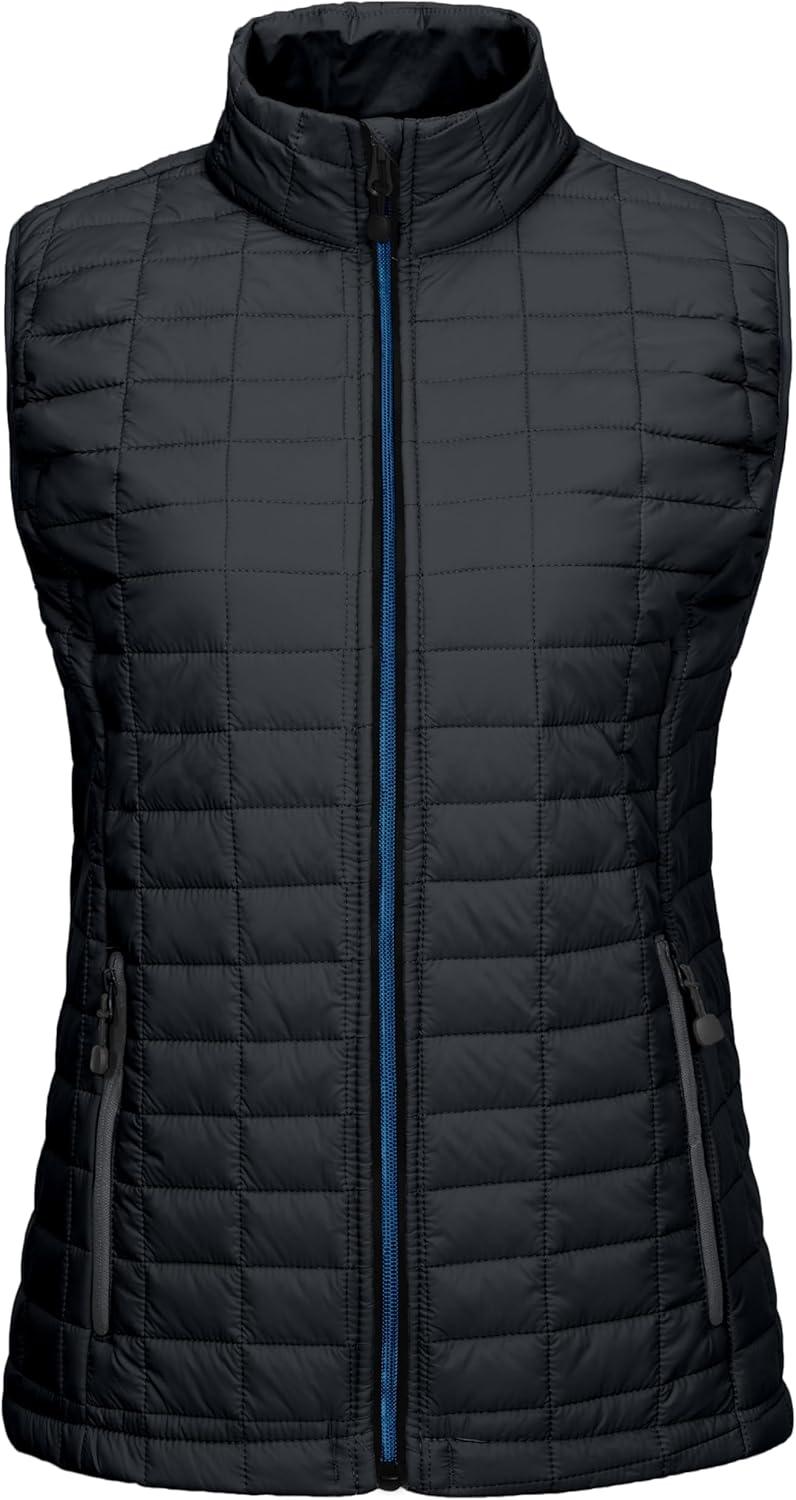imageLittle Donkey Andy Womens Puffer Vest Lightweight Warm Sleeveless Jacket for Hiking Travel GolfSteel GraySteel Gray