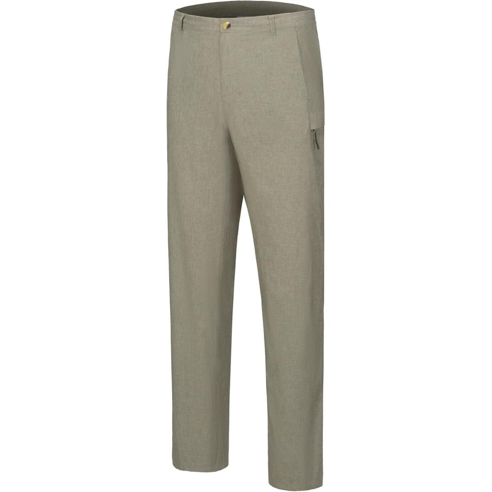 imageLittle Donkey Andy Mens Quick Dry Hiking Pants Classic Fit Lightweight Trousers with 6 Pockets Casual Outdoor Travel GolfSage