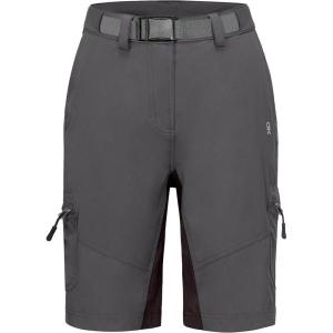 Little Donkey Andy Women’s Lightweight Quick Dry Hiking Shorts Golf Shorts Zippered Pockets(Gray)