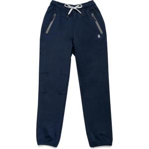 Little Donkey Andy Boys’ Sweatpants Quick Dry with Zipper Pockets Youth Athletic Jogger Pants(Deep Blue)