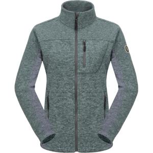 Little Donkey Andy Women’s Lightweight Fleece Jacket with Zipper Soft Warm Hiking Outdoor Coat(Deep Green)