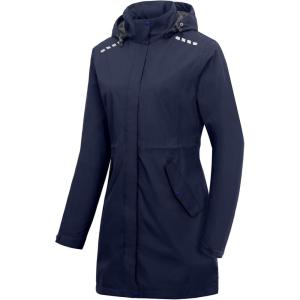 Little Donkey Andy Women’s Hiking Jackets Long Lightweight Jacket Waterproof Windbreaker Rain Coat with Removable Hood(Dark Blue)