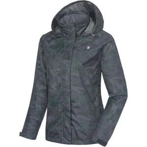 Little Donkey Andy Women’s Waterproof Rain Jacket Lightweight Outdoor Windbreaker Rain Coat Shell for Hiking, Travel(A18.black Camouflage)