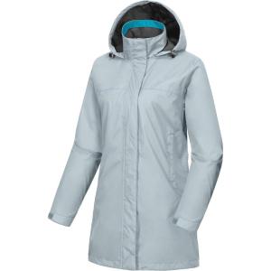 Little Donkey Andy Women’s Waterproof Rain Jacket Lightweight Outdoor Windbreaker Rain Coat Shell for Hiking, Travel(G7.light Grey)
