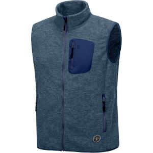Little Donkey Andy Men’s Casual Outerwear Vest Fleece Vest Lightweight Warm Sleeveless Jacket(Navy)