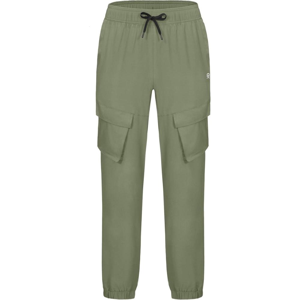 imageLittle Donkey Andy Mens Hiking Pants Lightweight Quick Dry Outdoor Running CargoLight Sage