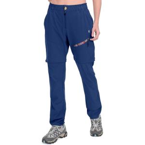 Little Donkey Andy Women’s Hiking Pants Lightweight Convertible Zip-Off Pants Quick Dry UPF 50(Pants Dark Blue)