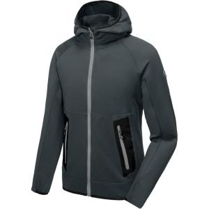 Little Donkey Andy Men’s Fleece Lined Running Thumb Hole Jacket Winter Stretch Hoodies Full Zip Up Hooded Coat Workout Hiking(Dark Grey)