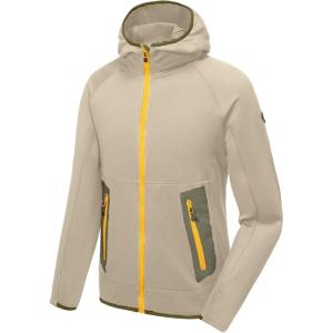 Little Donkey Andy Men’s Fleece Lined Running Thumb Hole Jacket Winter Stretch Hoodies Full Zip Up Hooded Coat Workout Hiking(Light Khaki)