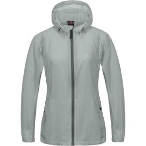 Little Donkey Andy Women’s Full Zip Sun Protection Hoodie Jacket Long Sleeve Shirt Running Hiking Golf Water Repellent UPF50(6 Gray)