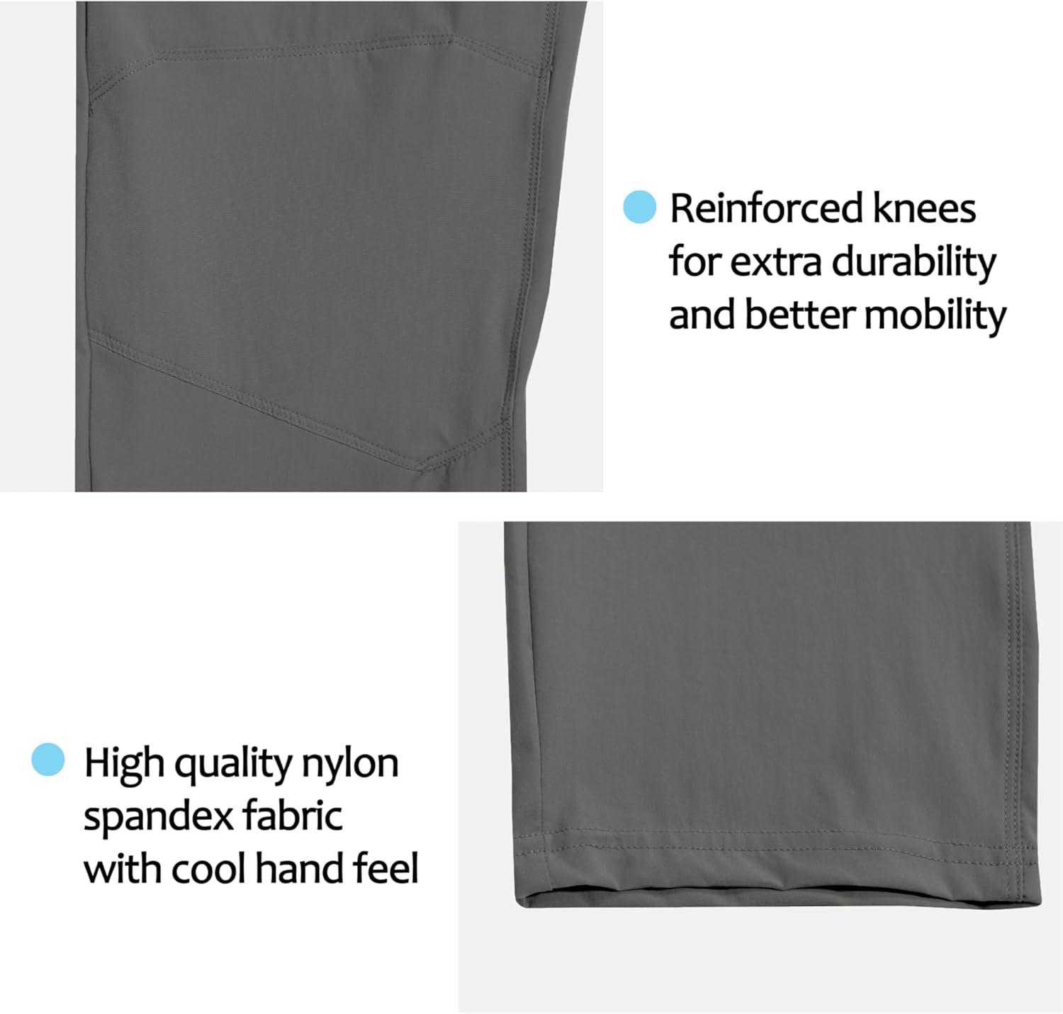 imageLittle Donkey Andy Womens Quick Dry Lightweight Stretchy Hiking Golf Pants Pants2gray