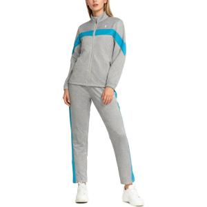 Little Donkey Andy Womens Sweatsuits Set 2 Pieces Jogger Outfits for Women Full Zip Active Tracksuit Sets Athletic Suits(Light Gray)