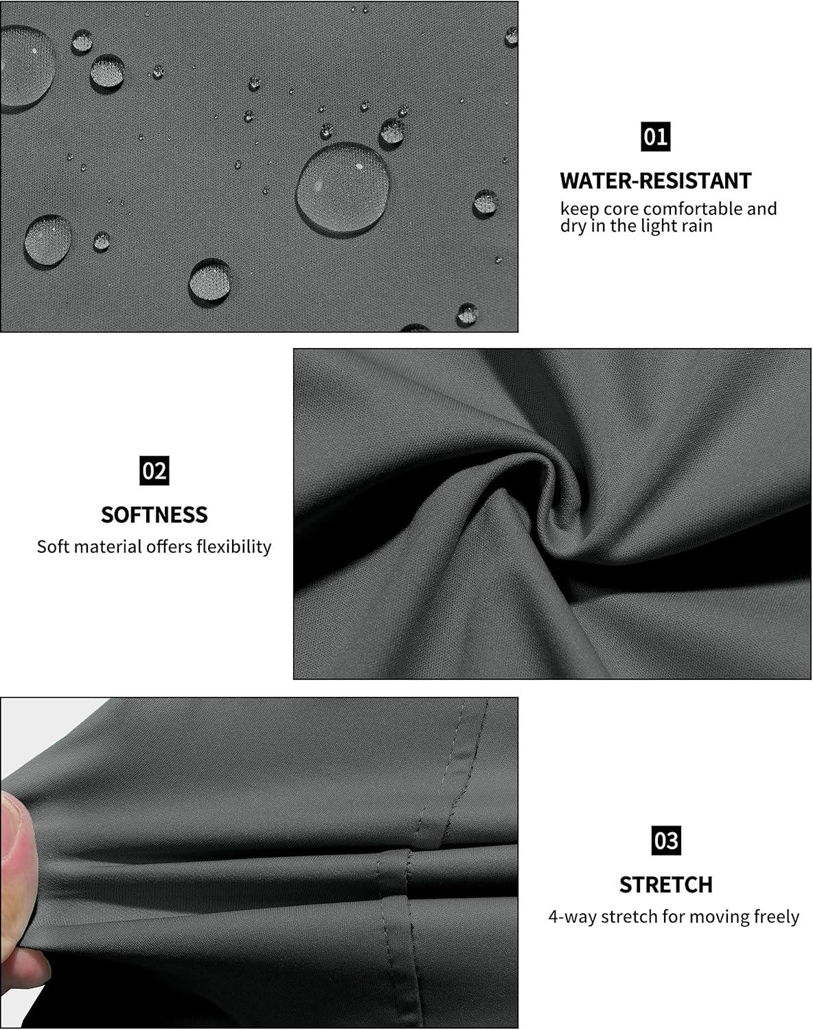 imageLittle Donkey Andy Lightweight Cycling Vest Windproof Sleeveless Jacket for Women WaterRepellent Stretch Vest for RunningPure Gray