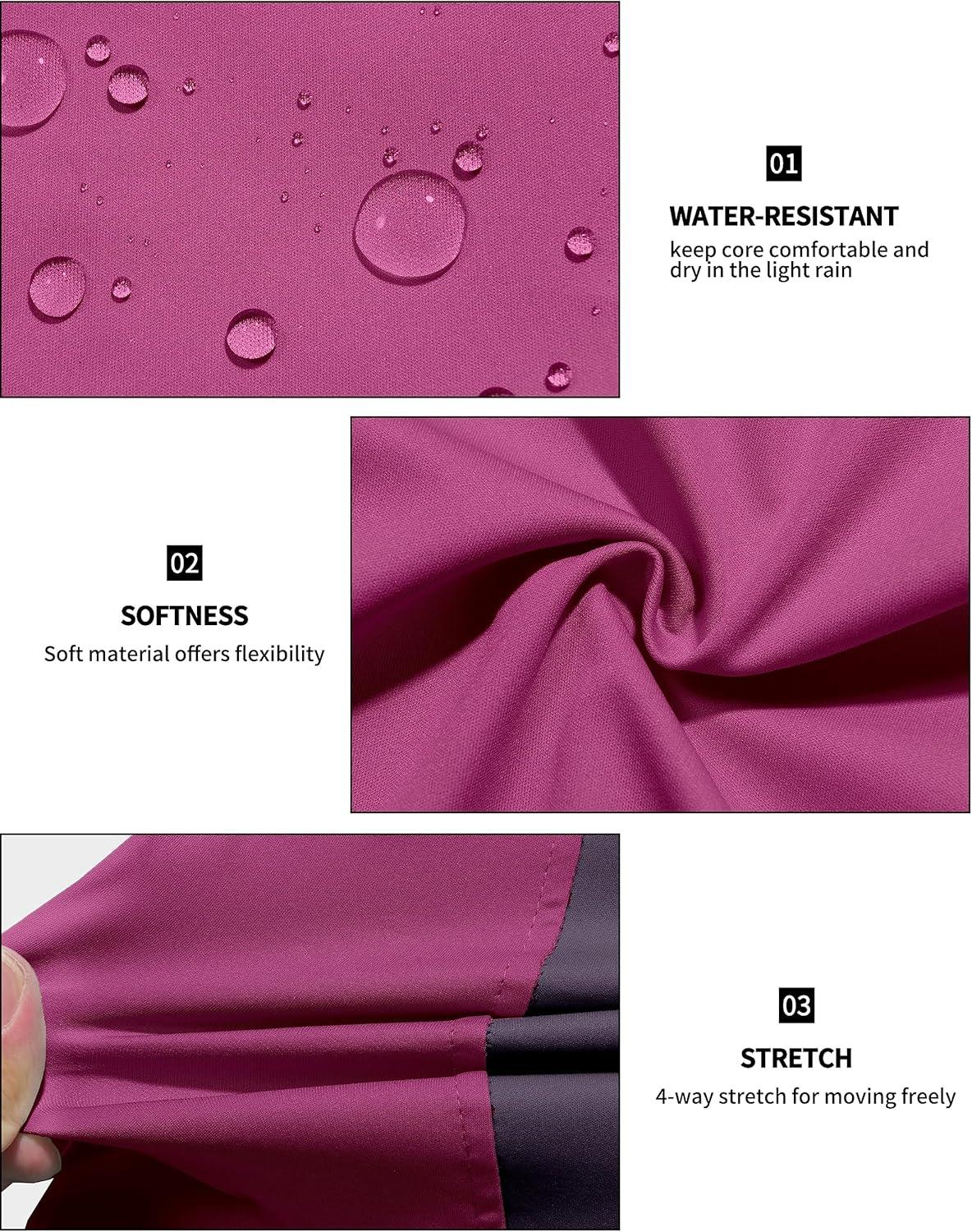 imageLittle Donkey Andy Lightweight Cycling Vest Windproof Sleeveless Jacket for Women WaterRepellent Stretch Vest for RunningRose