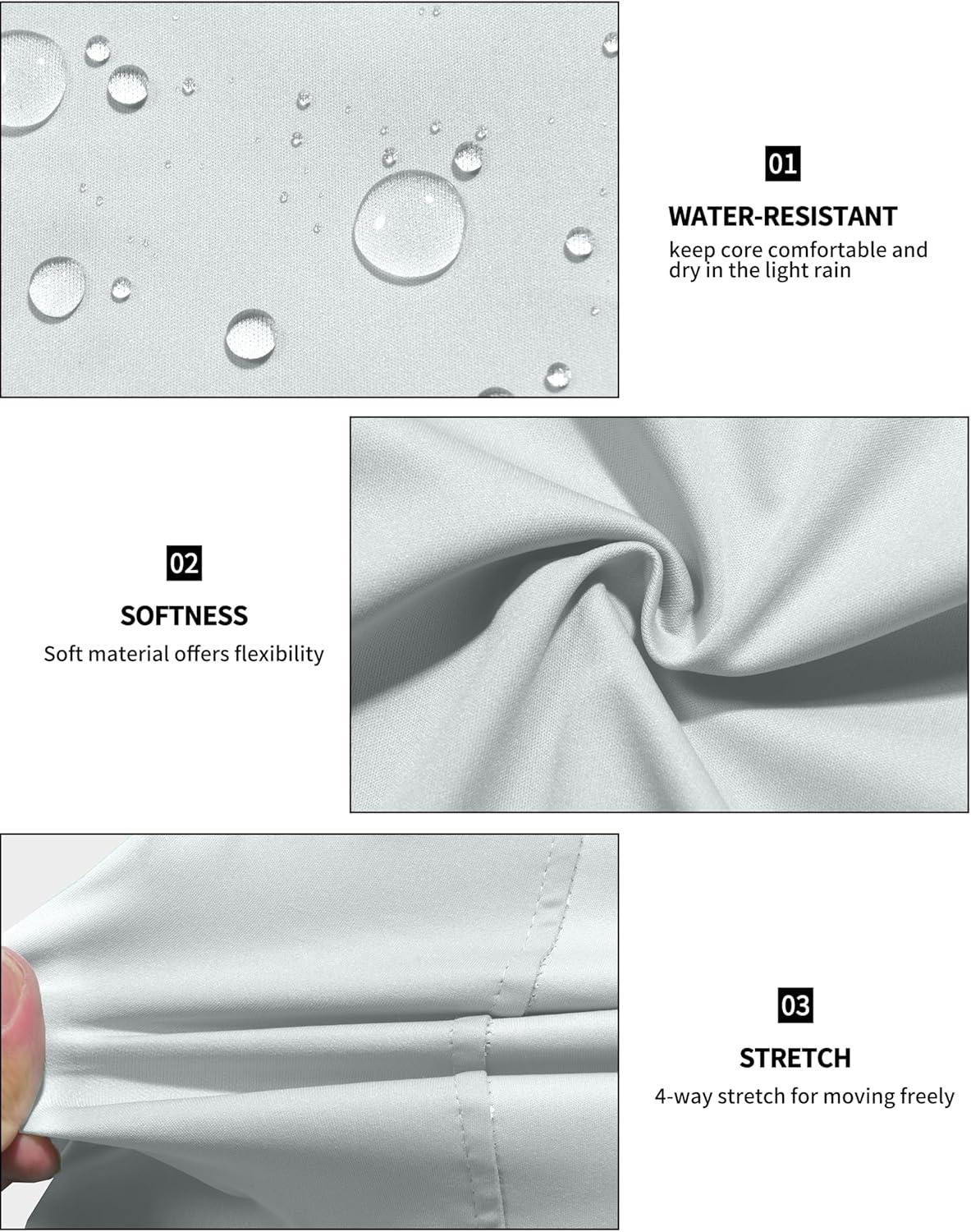 imageLittle Donkey Andy Lightweight Cycling Vest Windproof Sleeveless Jacket for Women WaterRepellent Stretch Vest for RunningWhite