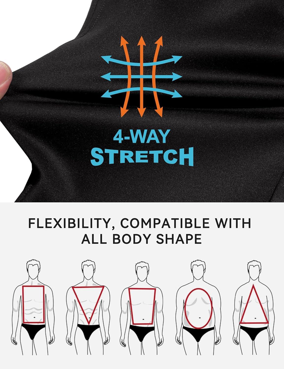 imageLittle Donkey Andy Mens Tracksuit Sweatsuits 2 Piece Set Athletic Jogging Elasticity Full Zip Sets Sweat Track Suits for MenStraight Leg Blackgary