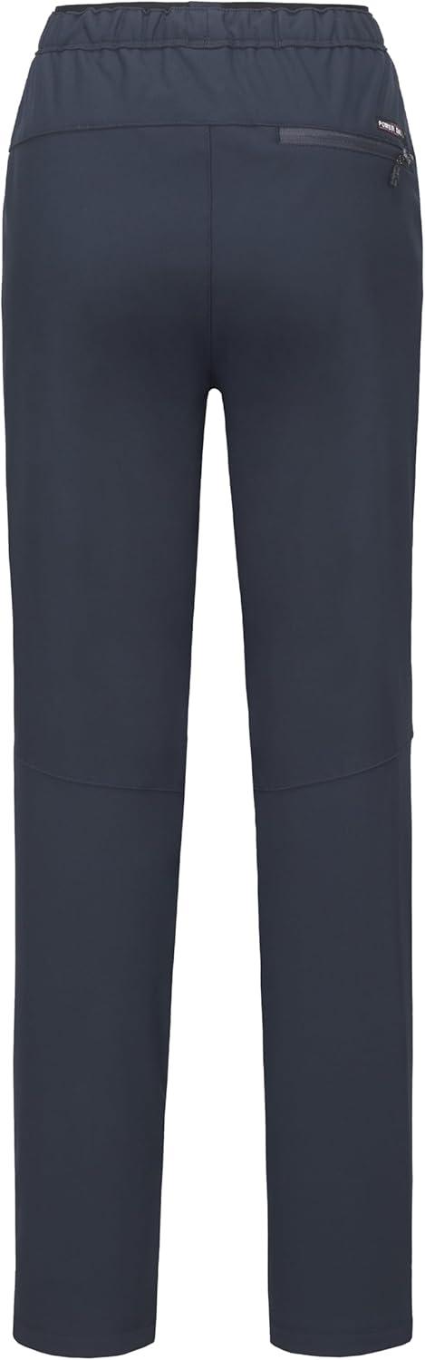 imageLittle Donkey Andy Womens Fleece Lined Hikng Pants Waterproof Cargo Pants Winter Thermal Running JoggersNavy Blue
