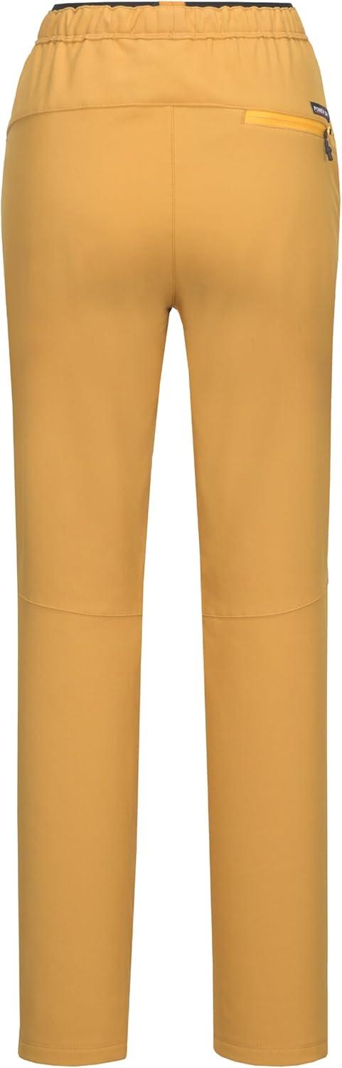 imageLittle Donkey Andy Womens Fleece Lined Hikng Pants Waterproof Cargo Pants Winter Thermal Running JoggersTurmeric