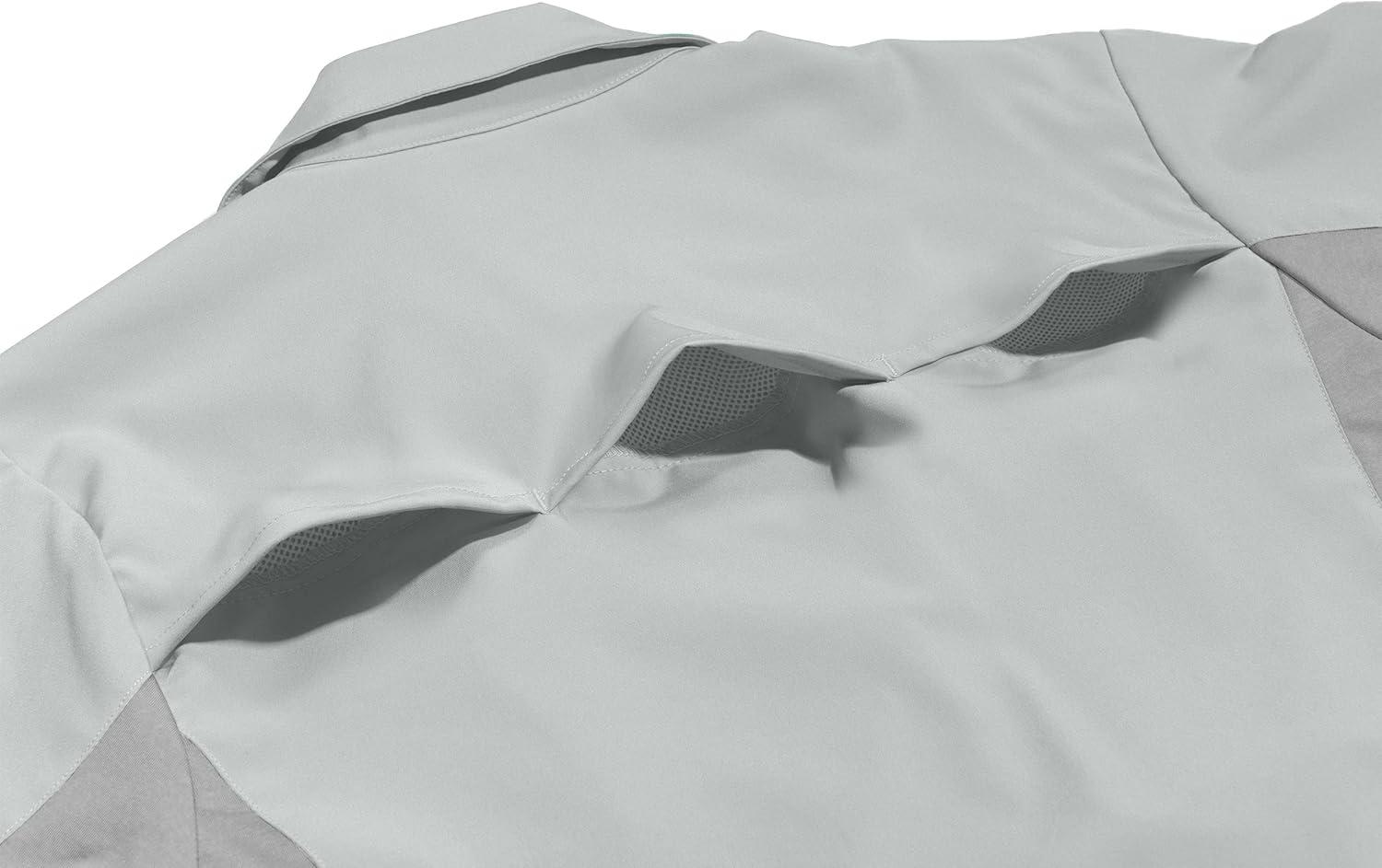 imageLittle Donkey Andy Womens Stretch Quick Dry UPF50 Short Sleeve Shirt for Hiking Travel CampingGlacier Gray