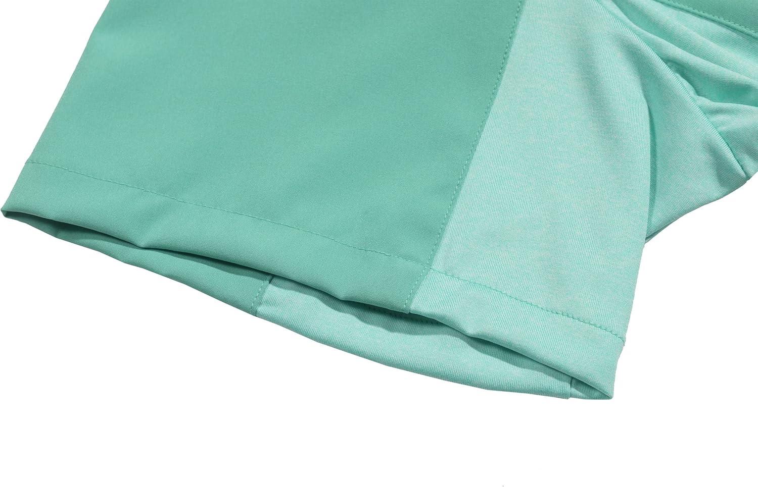 imageLittle Donkey Andy Womens Stretch Quick Dry UPF50 Short Sleeve Shirt for Hiking Travel CampingSeafoam