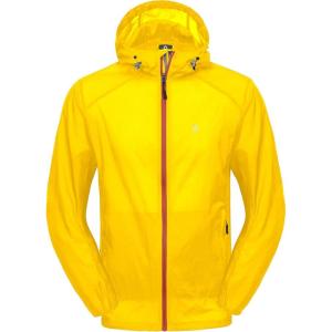 Little Donkey Andy Men’s UPF 50+ Sun Protection Jacket Packable Lightweight Full Zip Hoodie for Running Travel Outdoors(Cyber Yellow)