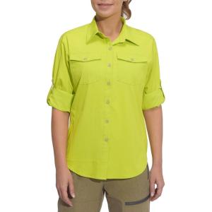 Little Donkey Andy Women’s Stretch Quick Dry UPF50+ Long Sleeve Shirt for Hiking, Travel, Camping(Upgraded Lime Punch)