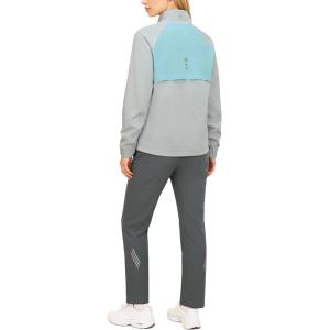 Little Donkey Andy Women’s Athletic Tracksuit Set 2 Piece Sweatsuit Casual Outfit Zip Up Sweatshirt Sweatpants with Pockets(White Gray/Light Blue)