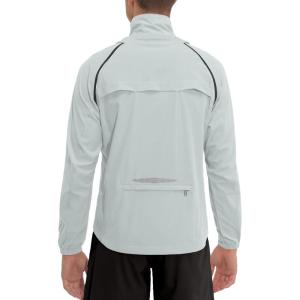 Little Donkey Andy Men’s Quick-dry Running Jacket, Convertible UPF 50+ Cycling Jacket Windbreaker with Removable Sleeves(Light Gray)