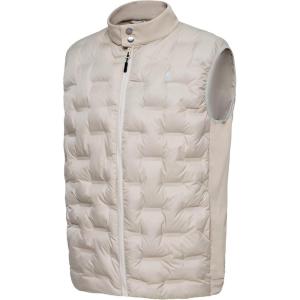 Little Donkey Andy Men’s Lightweight Puffer Vest, Outdoor Windproof Sleeveless Jacket for Hiking Travel Golf(Beige)