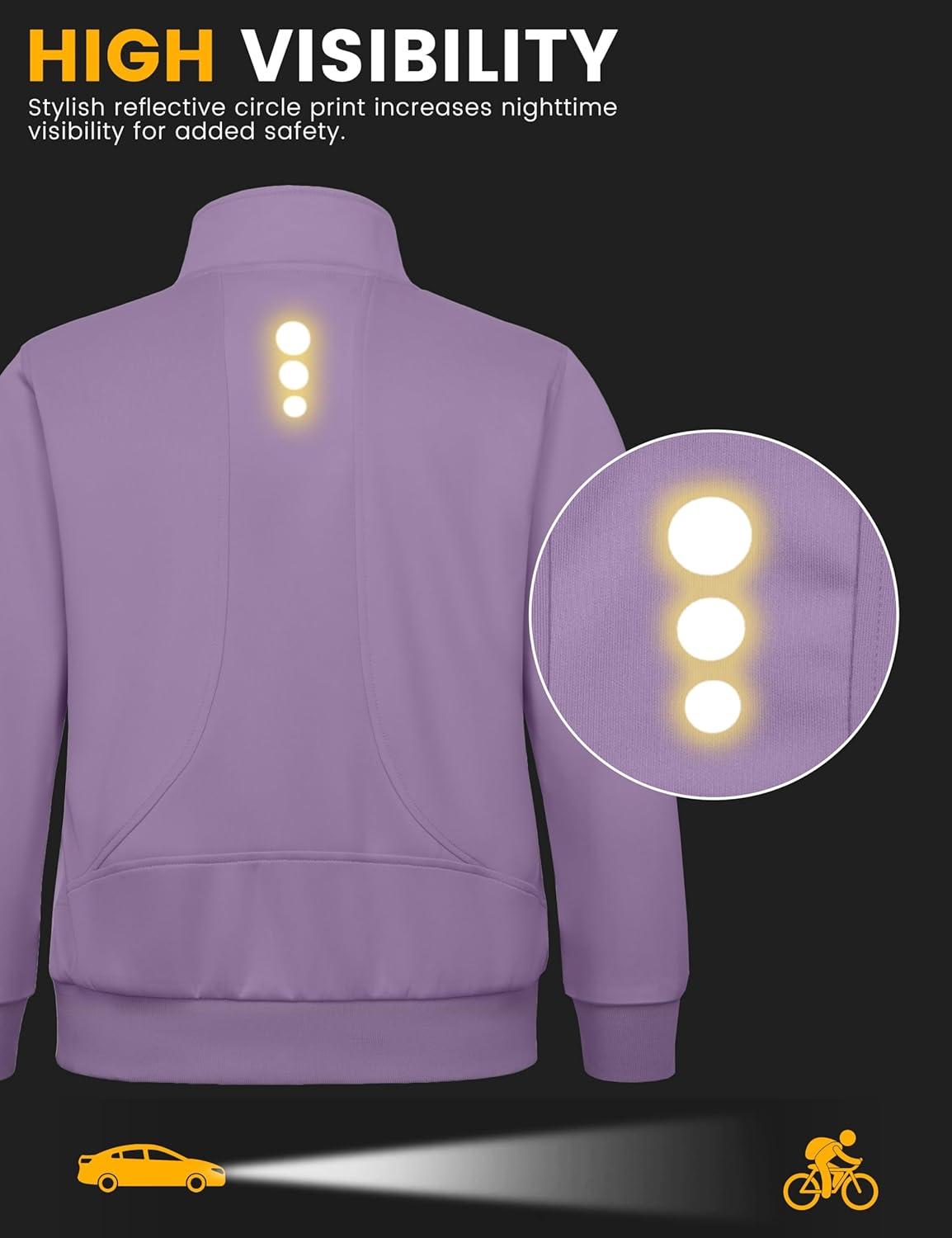 imageLittle Donkey Andy Girls Athletic Tracksuits 2 Piece Outfits Zip Up Hoodie Sweatshirt and Pants Sweat Suits SetPurple