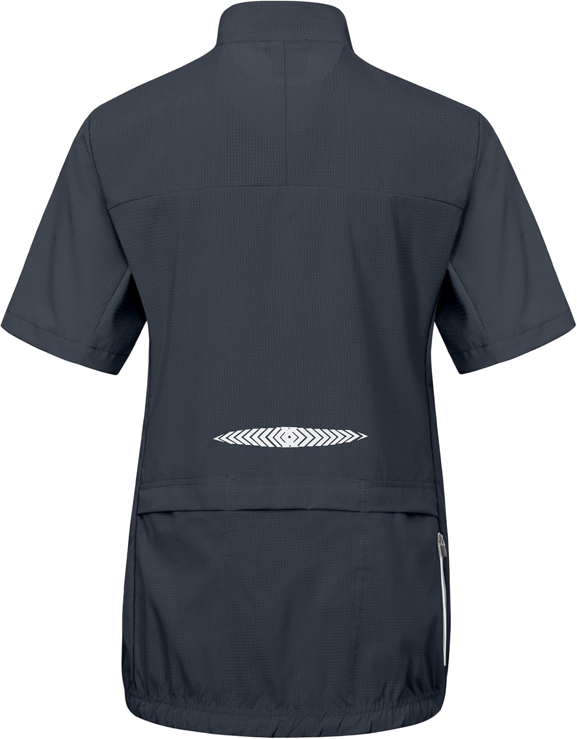 image:imageLittle Donkey Andy Womens Breathable Cycling Jersey Short Sleeve Jacket Quick Dry UPF 50 Reflective ZipperBlack