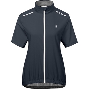 Little Donkey Andy Women’s Breathable Cycling Jersey Short Sleeve Jacket Quick Dry UPF 50+ Reflective Zipper(Black)