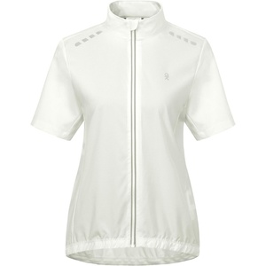 Little Donkey Andy Women’s Breathable Cycling Jersey Short Sleeve Jacket Quick Dry UPF 50+ Reflective Zipper(White)
