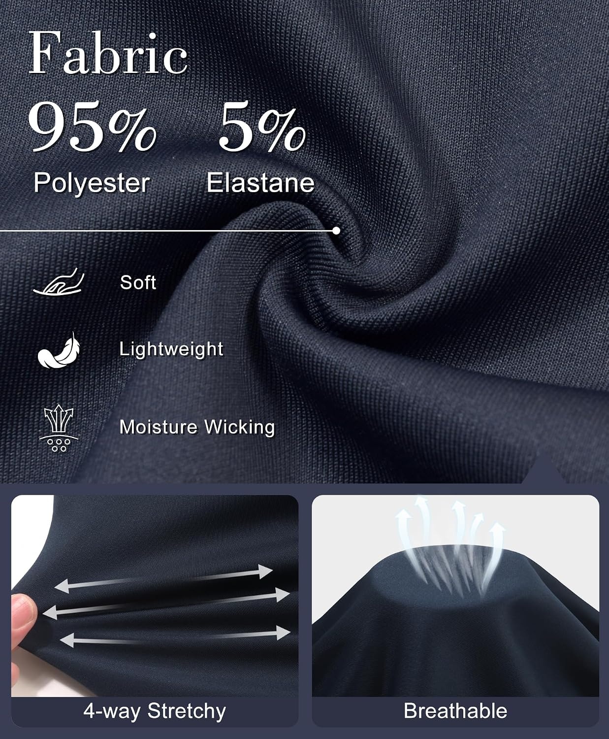image:imageLittle Donkey Andy Women Sweatsuit Jogger Tracksuit 2 Piece Athletic Outfit Straight Leg Sweatpant Set Full Zip Matching SuitDark Blue