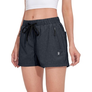 Little Donkey Andy Women’s 3 inch Hiking Shorts Quick Dry Lightweight Summer Athletic Shorts with Zipper Pockets(Dark Gray)